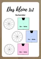 Vorschau - Spiele - Das kleine 1x1 - Rechenräder - Deckblatt