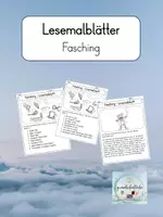 Vorschau - Arbeitsblätter - wachsendes Materialpaket: Lesemalbätter (1.-4. Klasse) - Seite 1