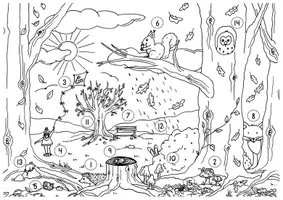 Vorschau - Arbeitsblätter - Lesespurgeschichte Herbst - Seite 3