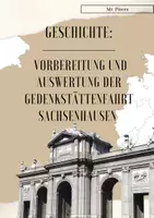 Vorschau - Stundenentwürfe - Gedenkstätte Sachsenhausen - Vorbereitung und Auswertung - Deckblatt
