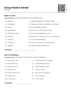 Vorschau - Arbeitsblätter - Georg Friedrich Händel (Infotext und Übungen) - Seite 1