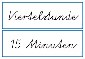 Vorschau - Merkblätter - Die Uhr - Tafelmaterial (Klasse 1-3) #schulstartbyextraklasse - Seite 3