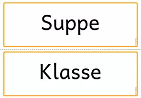 Vorschau - Bildkarten - Wortkarten - Nomen mit Doppelkonsonanten (Klasse 2-3) - Seite 3