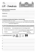 Vorschau - Arbeitsblätter - LZK - Demokratie - Deckblatt