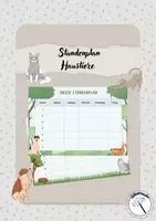 Vorschau - Anderer Materialtyp - Unser Stundenplan - Haustiere 🏡 - Deckblatt
