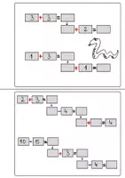 Vorschau - Arbeitsblätter - tierisches Miniheft Kettenrechnungen ZR10 (Klasse 1) - Seite 1