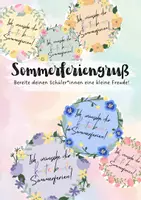 Vorschau - Bildkarten - Sommerferiengruß - Grußkarten (leer & beschrieben) - Deckblatt