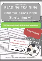 Vorschau - Fördermaterial/Inklusion - DaF / DaZ Englisch: Fehlerteufel Haaland Spezial Lesekarten Dehnungs h - Deckblatt