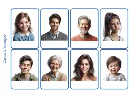 Aperçu - Apprentissages en autonomie - Loto et mémory des personnes - Page 3