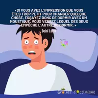Aperçu - Apprentissages en autonomie - Citation - Dalai Lama - Le moustique - Page de couverture