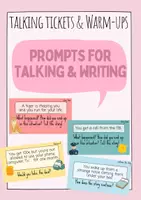 Vorschau - Aufgabenkarten - English Warm-Ups / Talking tickets - Deckblatt