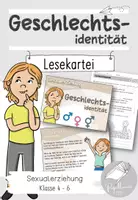 Vorschau - Arbeitsblätter - Geschlechtsidentität | Lesekartei und Arbeitsblätter | Intersexualität - Deckblatt
