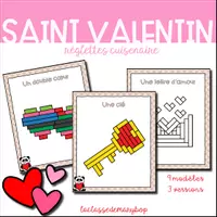 Aperçu - Jeux - Saint Valentin - Réglettes Cuisenaire - Page de couverture