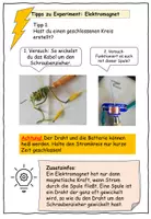 Vorschau - Unterrichtsreihen - Strom Experiment Elektromagnet Arbeitsblätter - Seite 3