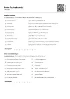 Vorschau - Arbeitsblätter - Peter Tschaikowski (Infotext und Übungen) - Seite 1