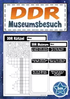 Vorschau - Arbeitsblätter - DDR Museum: Arbeitsblätter zur Nachbereitung - Deckblatt
