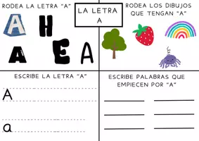 Vista previa - Hojas de trabajo - Cuadernillo de la A a la Z - página 1