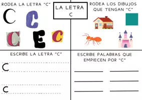 Vista previa - Hojas de trabajo - Cuadernillo de la A a la Z - página 3