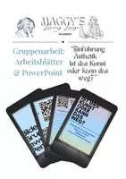 Vorschau - Arbeitsblätter - Gruppenarbeit zur "Einführung Ästhetik"- Ist das Kunst oder kann das weg? - Deckblatt