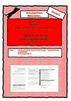 Vorschau - Test - Tagebucheintrag: Tanz der Tiefseequalle - Leistungsnachweis - Deckblatt