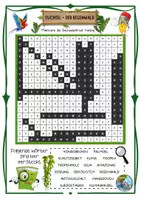 Vorschau - Spiele - Tropischer Regenwald - Suchsel mit Lösung (Klasse 5/6/7/8) - Deckblatt