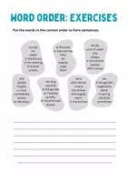 Vorschau - Arbeitsblätter - Word Order - Wie werden englische Sätze aufgebaut? - Seite 3