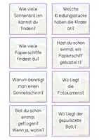 Vorschau - Arbeitsblätter - Wimmelbild Sommer - Kinder im Garten, Ferien - Seite 2