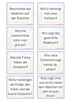 Vorschau - Arbeitsblätter - Wimmelbild Sommer - Kinder im Garten, Ferien - Seite 3