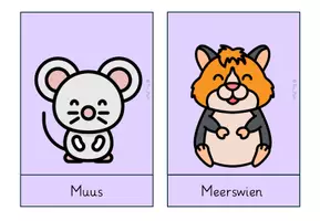 Vorschau - Bildkarten - Bild- und Wortkarten Deerten / Tiere Niederdeutsch - Seite 2