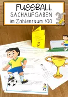 Vorschau - Arbeitsblätter - Fußball - Sachaufgaben ZR 100 - Deckblatt