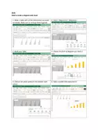 Vorschau - Arbeitsblätter - Skills How to make a diagram with Excel - Deckblatt
