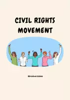 Vorschau - Arbeitsblätter - Civil Rights Movement - Hörsehverstehen - Deckblatt