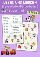 Vorschau - Spiele - Lesen und Merken, Bauernhof, Deutsch/DAZ/Förderunterricht - Deckblatt
