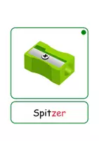 Vorschau - Arbeitsblätter - XXL Lesekarten Schulsachen Silben - DaZ/DaF, Deutsch (Grundschule) - Seite 2