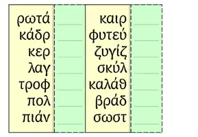 Προεπισκόπηση - Υποστηρικτικό υλικό / Ειδική αγωγή - Ορθογραφια καταληκτική Νο2 - Σελίδα 1