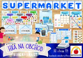 Náhľad - Hra na obchod, v supermarkete, Zábava a vzdelávanie pre deti, finančná gramotnosť - obálka
