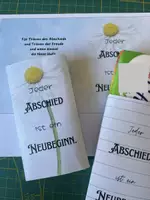 Vorschau - Mal- und Bastelvorlagen - Abschiedsgeschenk für Schüler:innen: Taschentücher mit Herz - Deckblatt