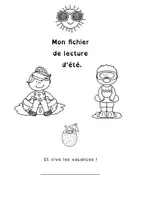 Aperçu - Feuilles d'exercices - Livret lecture et jeux sur le thème de l’été - Page 1