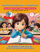 Vista previa - Hojas de trabajo - Multiplicación fácil y divertidas: Tablas del 1 al 10 - Portada