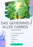 Vorschau - Unterrichtsreihen - Unterrichtsreihe: Farbenlehre - Deckblatt