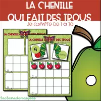 Aperçu - Jeux - La chenille qui fait des trous - Compter de 1 à 20 - Page de couverture