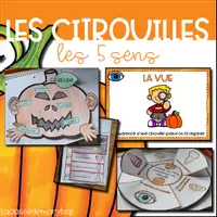 Aperçu - Expériences - Les 5 sens - Citrouille - Page de couverture