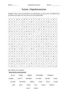 Vorschau - Arbeitsblätter - Suchsel - Doppelkonsonanten - Deckblatt