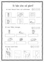 Vorschau - Arbeitsblätter - Portfolio: Lernfortschritt Deutsch Herbst 1. Klasse - Seite 2
