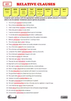 Vorschau - Arbeitsblätter - RELATIVE CLAUSES - Worksheet (30 Sentences) - Seite 2