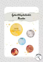 Vorschau - Anderer Materialtyp - Geburtstagskalender - Planeten 🌍 - Deckblatt