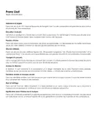 Aperçu - Feuilles d'exercices - Franz Liszt - Page de couverture