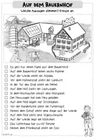 Vorschau - Arbeitsblätter - Differenzierte Lese-Wimmelbilder: Auf dem Bauernhof (Kl. 1/2) - Seite 3
