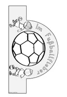 Vorschau - Stundenentwürfe - Fußball Krone basteln / EM 2024 Kunstunterricht - Seite 1