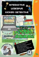 Vorschau - Spiele - Kicker-Detektive, interaktive Lesespur, Lesespurgeschichte, 2. Klasse, 3. Klasse, 4. Klasse, 5. Klasse, Lesen, Fußball, EM, Fußballspiel, Europameisterschaft - Deckblatt